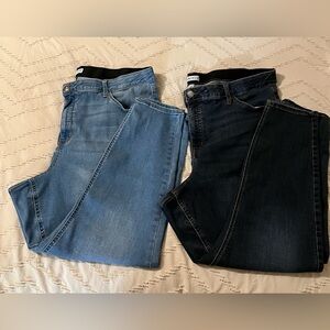 Ava & Viv Target Women's Skinny Jeans - Both Light Blue and Dark Blue